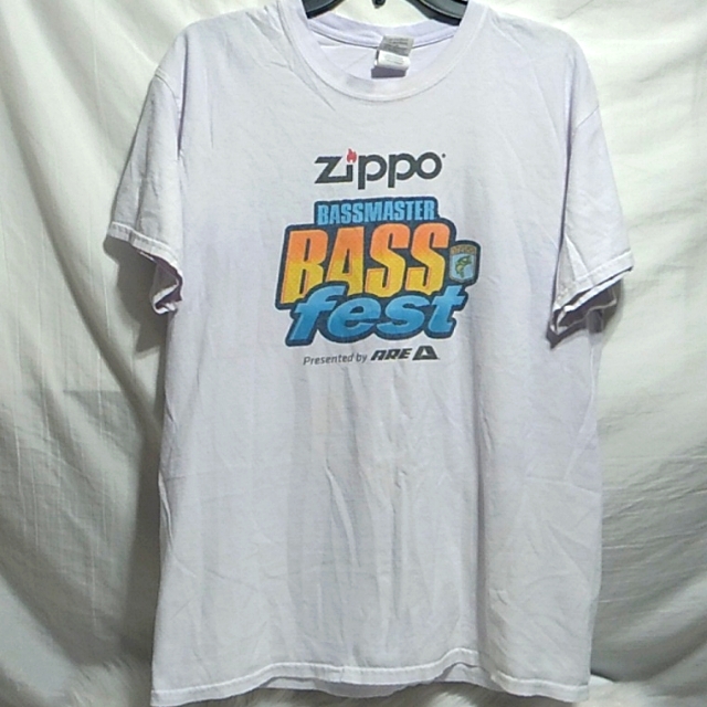 Rare Zippo Bassmaster Bass Fest Kentucky Lake Tee SzL